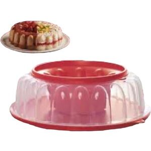 NEW Tupperware Jello Dessert Mould Ring Red BPA FREE